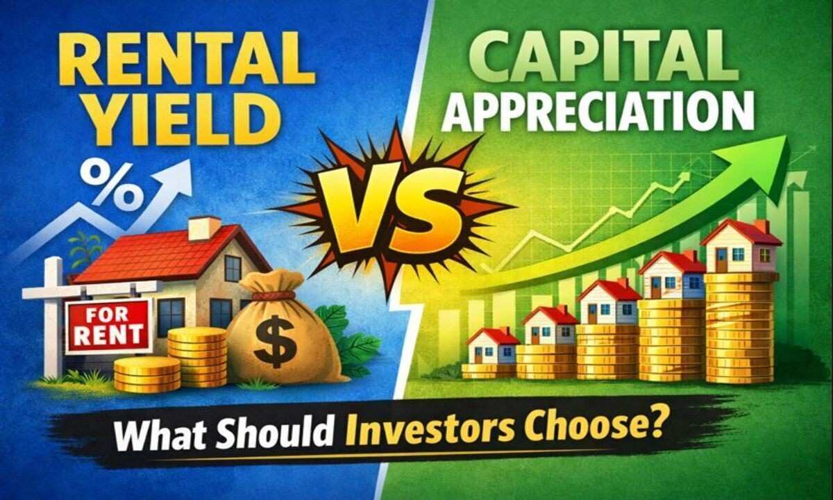 Rental Yield vs Capital Appreciation in Rohtak Real Estate
